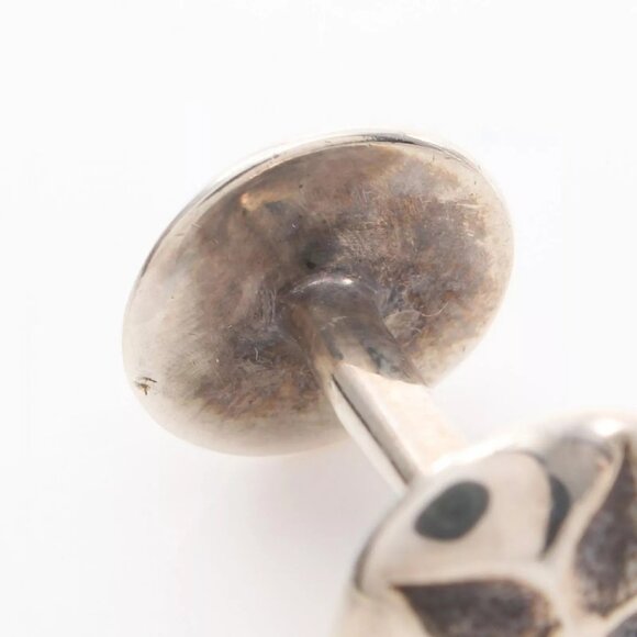 LOUIS VUITTON cufflinks M30976 SV925 silver Used unisex LV - Picture 2 of 7